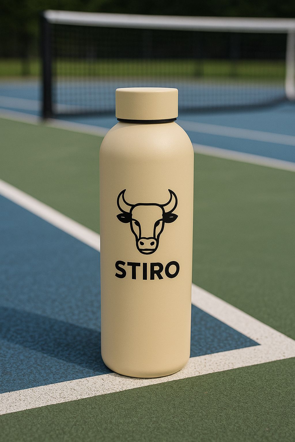 STIRO® Edelstahl Trinkflasche 500 ml - Isolierter Thermo-Trinkbecher mit Deckel Robust, auslaufsicher & stilvoll für Sport, Alltag & Outdoor